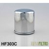 Olejový filtr Hiflo HF303C stříbrný filtr pro motorku KAWASAKI GTR 1400 rok 07-14
