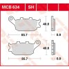 TRW MCB634 zadní organické brzdové destičky na motorku HONDA NSS 250 rok 00-04