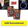 3M proužky na ráfky kola reflexní žlutá fluorescentní, 5mm, 6 metrů včetně adaptéru, až na 18´´ kola