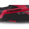 Cassida Tour 1.1 Spectre enduro přilba šedá červená černá, plexi s přípravou pro Pinlock