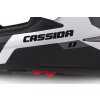 Cassida Tour 1.1 Spectre enduro přilba šedá bílá černá, plexi s přípravou pro Pinlock