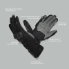 REBELHORN FIGHTER černé/bílé kožené rukavice