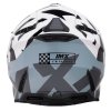 IMX FMX-02 BLACK/WHITE/GREY/METALLIC GREY GLOSS GRAPHIC helma