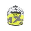 IMX FMX-01 JUNIOR BLACK/WHITE/FLO YELLOW/GREY dětská helma