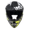 IMX FMX-01 JUNIOR BLACK/WHITE/FLO YELLOW/GREY dětská helma