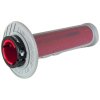 RACETECH 2022 gripy r20 lock-on (22+25mm) barva neon červená + 8 adaptérů