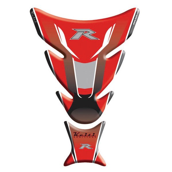 A  Keiti Tankpad Colour Kawasaki TKW-504R červený na motorku