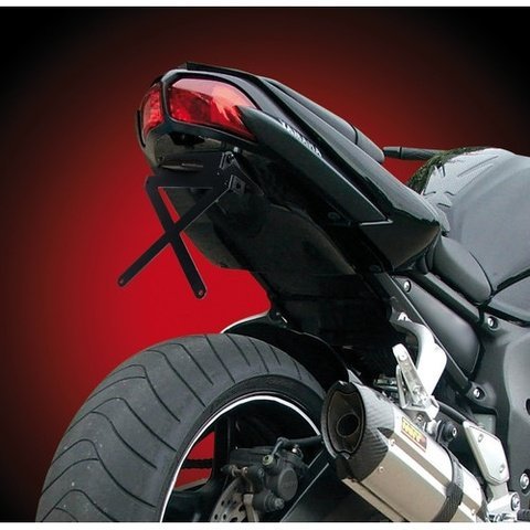 Univerzální držák XPLATE Black na motorku, černý držák SPZ a blinkrů