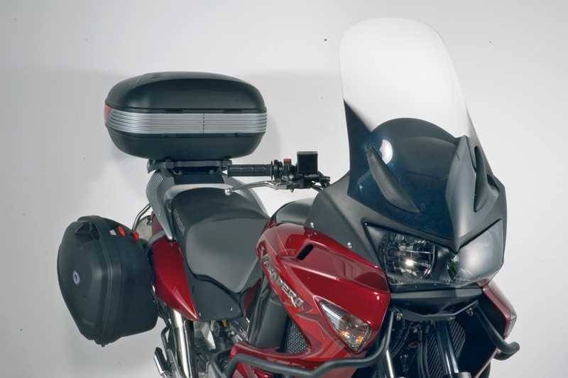 Borse Per Paramotore Givi/Kappa - Compatibili Honda XL1000V Varadero 2003-2006, Set Di 2, Impermeabili, Nere Con Bordi Bianchi
