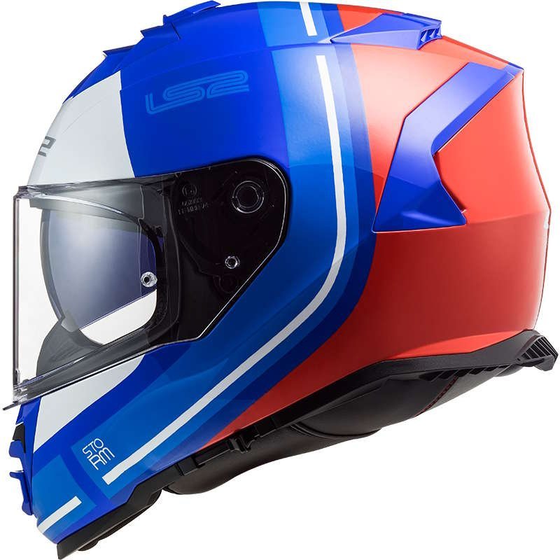 LS2 FF800 STORM SLANT GLOSS BLUE RED integrální helma na motorku