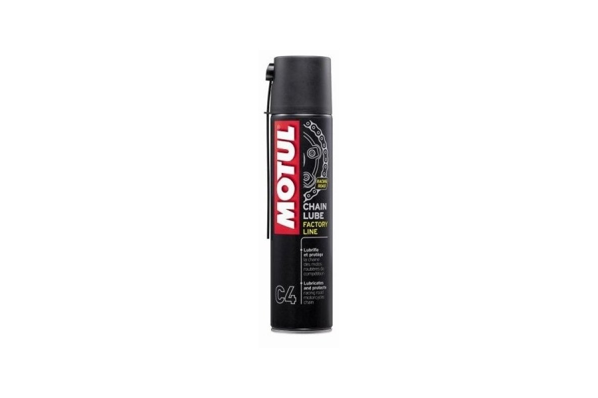 Motul C4 Chain Lube Factory Line 400 ml, mazací sprej na řetězy motorek