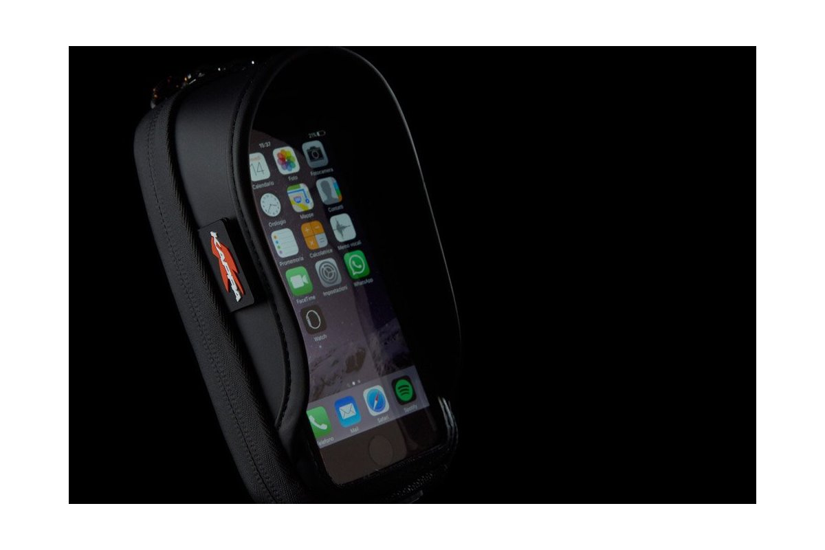 Supporto Per Smartphone Kappa KS957B Per Vespa GTS - Attacco Universale Per IPhone E Galaxy Con Inclinazione Regolabile
