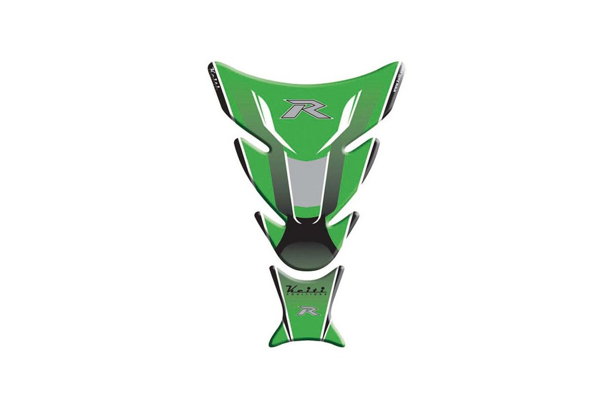 「K」 Keiti Tankpad Kawasaki TKW-506C - bílá průhledná na motorku