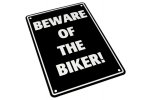 Parkovací cedule ''Beware of the Biker''