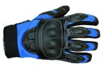 NERVE Sporty sportovní modré letní rukavice na motorku