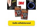 3M proužky na ráfky kola reflexní žluté, 5mm, 6 metrů včetně adaptéru, až na 18´´ kola