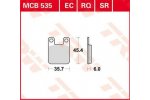 TRW MCB535 organické brzdové destičky na motorku