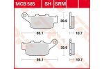 TRW MCB585SH sintrované zadní brzdové destičky na motorku