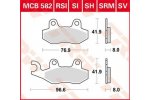 TRW MCB582SH sintrované zadní brzdové destičky na motorku