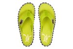 Gumbies Lime Turtle žluté textilní žabky flip-flop