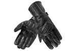 Kožené rukavice Ozone Touring, černé dlouhé rukavice na motorku