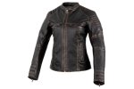 Dámská kožená moto bunda Rebelhorn Hunter PRO Vintage, černá retro bunda na motorku