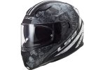 LS2 FF320 STREAM EVO THRONE BLACK TITANIUM černá titanová integrální helma na motorku