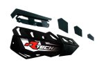 RACETECH náhradní plastové kryty rukojetí FLX / ALU / ATV, barva černá
