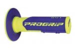 PROGRIP gripy PG801 OFF ROAD (22+25mm, délka 115mm) barva žlutá fluo/modrá (dvoudílné) (801-252) (PG801YLF/BL)