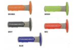 PROGRIP gripy PG801 OFF ROAD (22+25mm, délka 115mm) barva šedá/červená (dvoudílné) (801-288) (PG801/7)