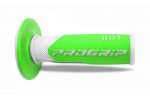 PROGRIP gripy PG801 OFF ROAD (22+25mm, délka 115mm) barva bílá/zelená fluo (dvoudílné) (801-241) (PG801WH/GRF)