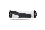 PROGRIP gripy PG997 ATV/JET SKI/MTB (22+22mm, délka 130mm) barva bílá/černá s černou koncovkou LOCK ON (997-137)