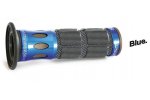 PROGRIP gripy PG744 SCOOTER ALU (22+25mm, délka 115mm) barva modrá (jednodílné) (744-104)
