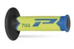 PROGRIP gripy PG788 OFF ROAD (22+25mm, délka 115mm) barva světlá modrá/žlutá fluo/černá (trojdílné) (788-279)