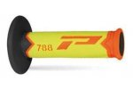 PROGRIP gripy PG788 OFF ROAD (22+25mm, délka 115mm) barva oranžová fluo/žlutá fluo/černá (trojdílné) (788-281)