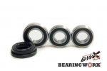 BEARING WORX sada zadního ložiska a gufera GAS GAS EC 125/200 2T 03-11, EC 250/300 03-14, EC 250 4T 10-12 (25-1458)=WBK25004