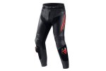 Rebelhorn FIGHTER černé fluo červené sportovní kožené kalhoty na motorku