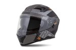 Cassida Integral 3.0 DRFT šedá matná černá oranžová integrální helma