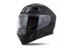 Cassida Integral 3.0 Hack černá matná zelená integrální helma