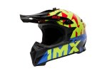 IMX FMX-02 BLACK/FLUO YELLOW/BLUE/FLUO RED GLOSS GRAPHIC helma