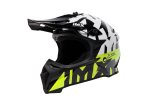 IMX FMX-02 BLACK/WHITE/FLO YELLOW/GREY GLOSS GRAPHIC helma