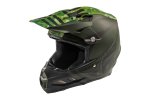 FLY RACING F2 CARBON GRANITE helma tmavě zelená černá