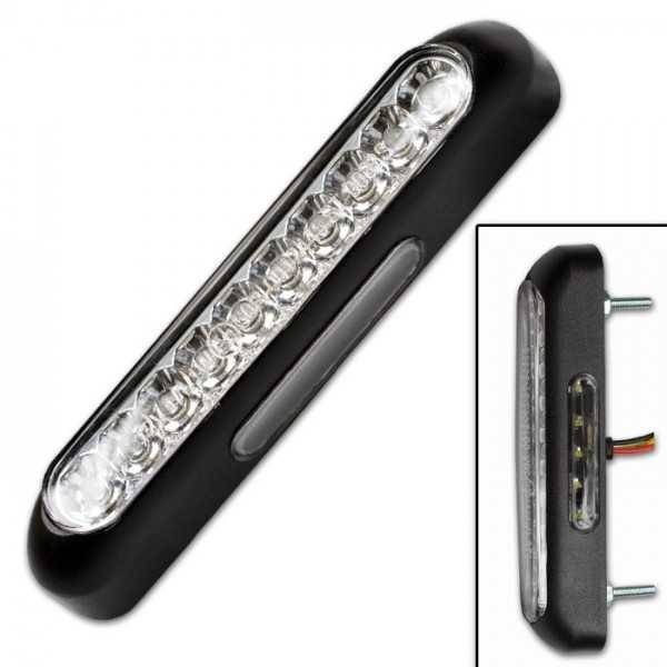 HSM LED zadní světlo Line, černé, čiré sklo