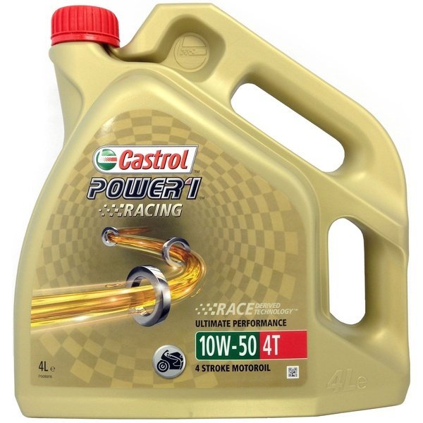 Castrol Power 1 Racing 4T 10W50 4 litry, olej pro motorky SUZUKI GSX R 1100 rok 85-99