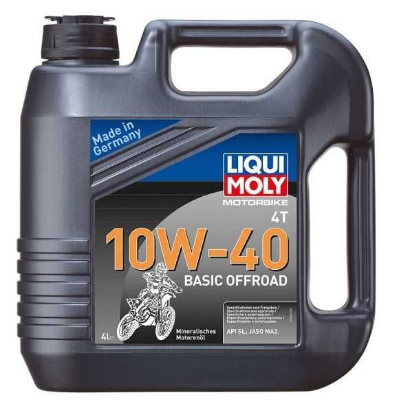 LIQUI MOLY Motorbike 4T 10W40 Basic Offroad - plně syntetický motorový olej 4 l