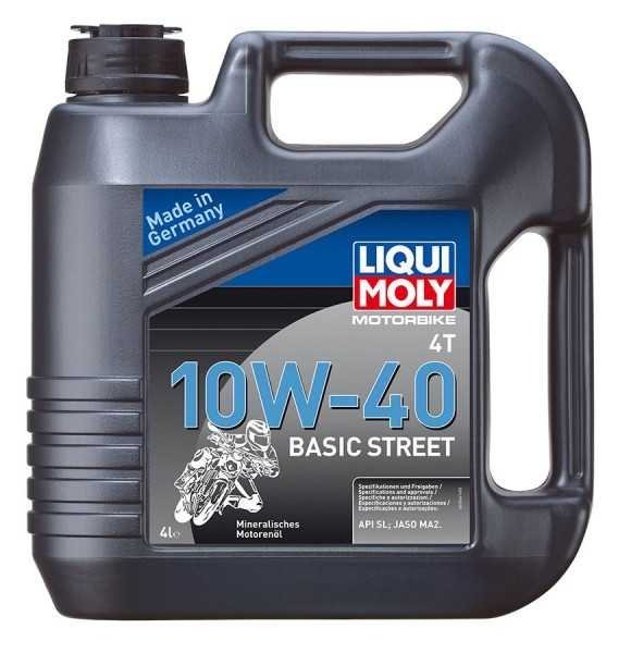 LIQUI MOLY Motorbike 4T 10W40 Basic Street - minerální motorový olej 4 l