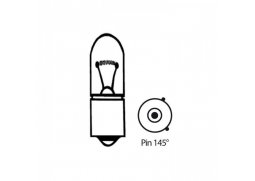 Halogenová žárovka čirá, 12V21W (BAY9S), Pin 145°