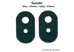 Indy Spacer (záslepka do kapoty pod blinkry), karbonový, Suzuki, 24 x 42 mm