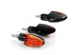 LED blinkry Arrow na motorku 12V, oranžové sklo