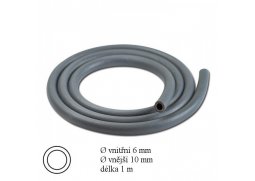 Benzinová hadička neopren vnitřní Ø=6mm, vnější Ø=10mm, délka 1m